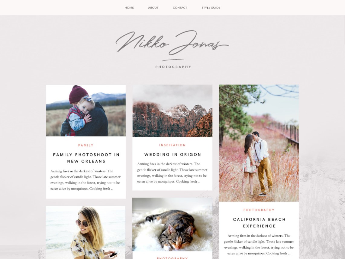 Nikko Portfolio Theme Miễn phí Tải về