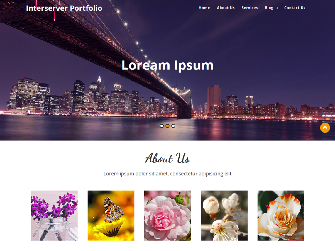 InterServer Portfolio Theme Miễn phí Tải về
