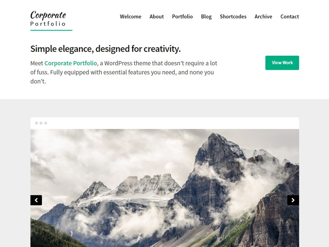 Corporate Portfolio Theme Miễn phí Tải về