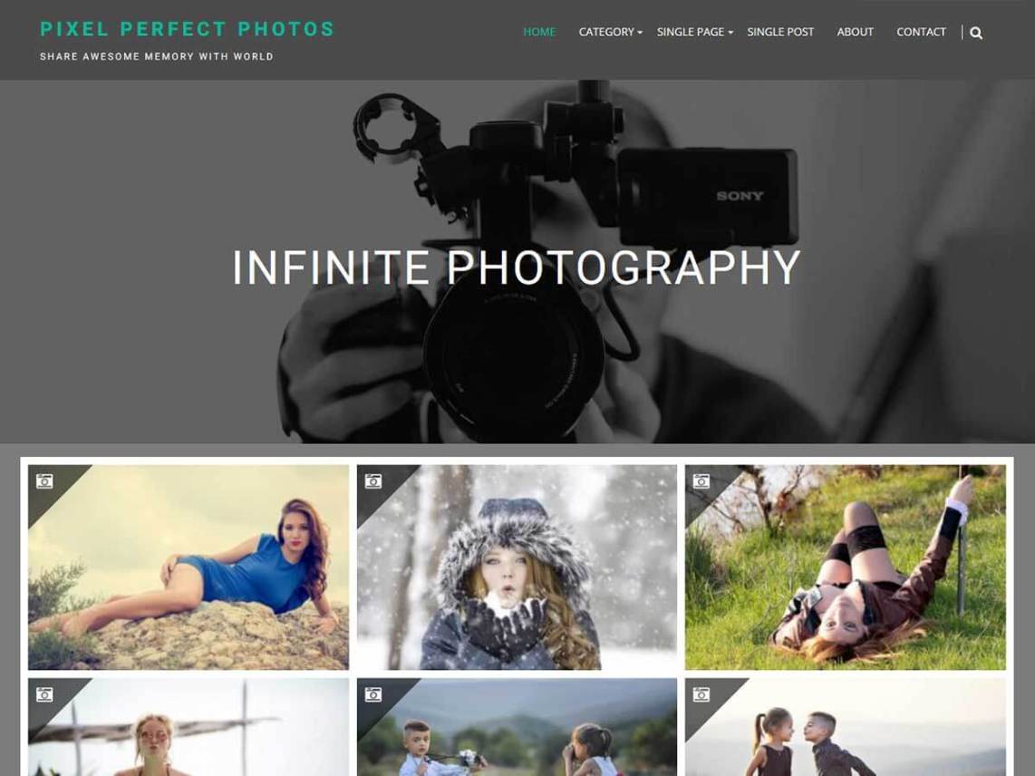 Infinite Photography Theme Miễn phí Tải về