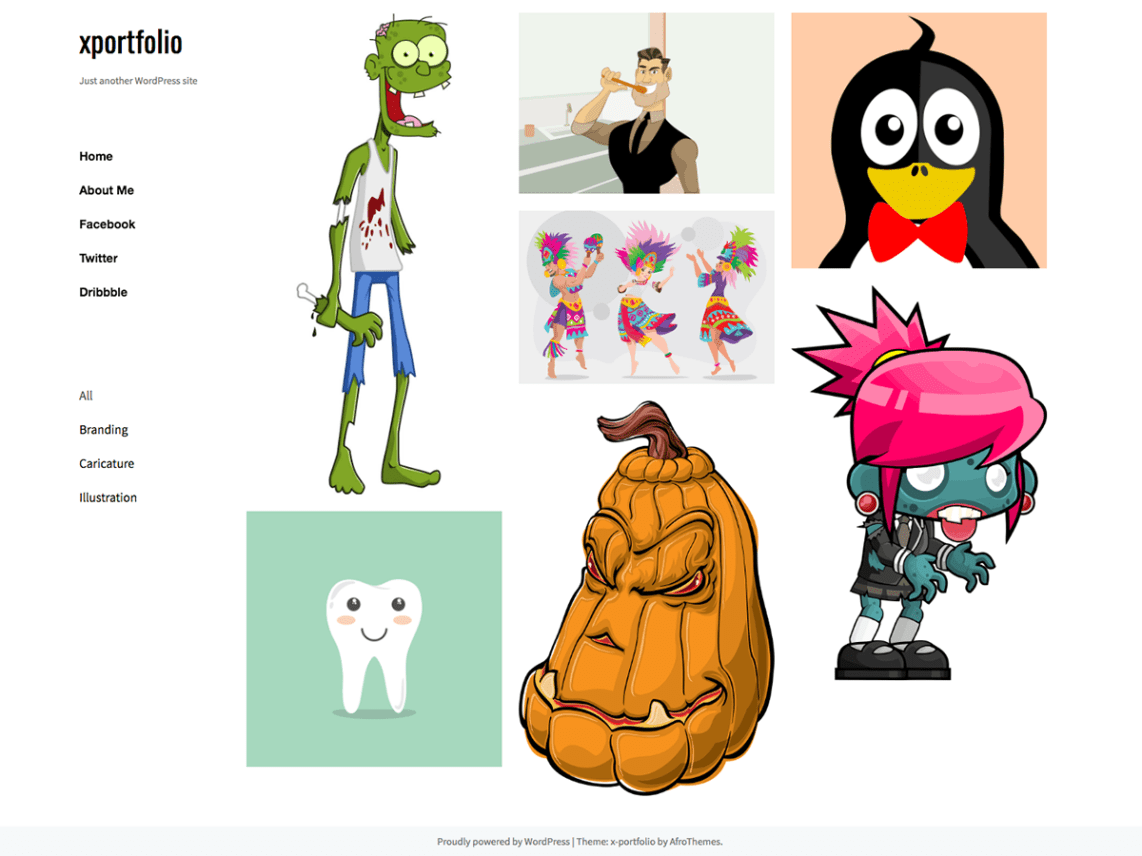 X Portfolio Theme Miễn phí Tải về