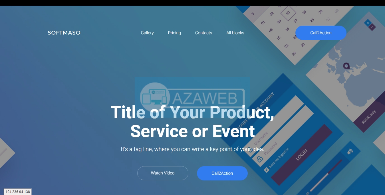 Landing page Softmaso