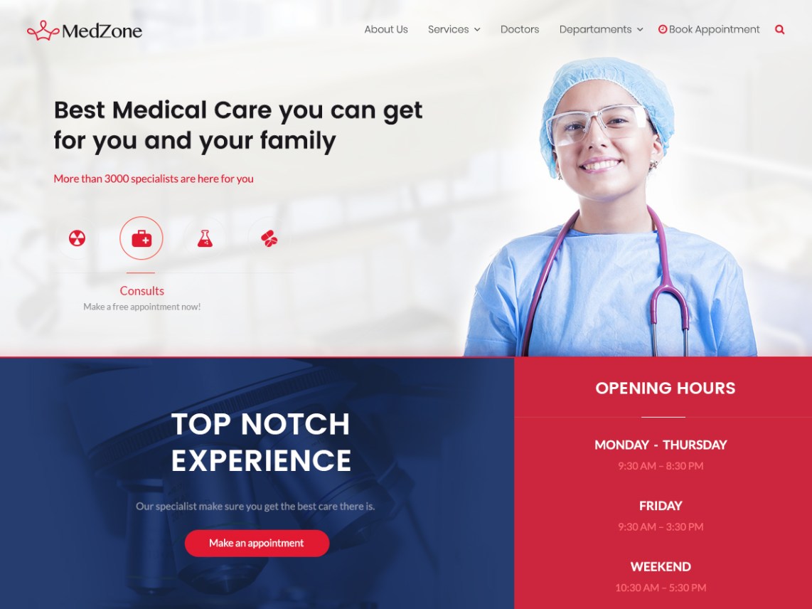 MedZone Lite Theme Miễn phí Tải về