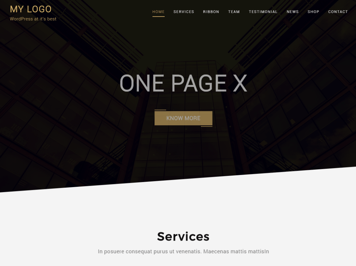 One Page X Theme Tải xuống miễn phí