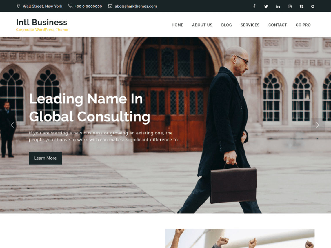 Intl Business Theme Miễn phí Tải về