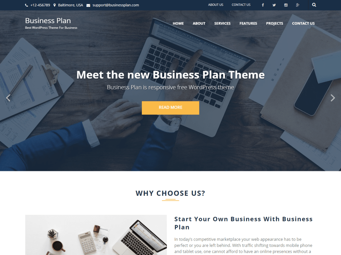 Business Plan Theme Miễn phí Tải về