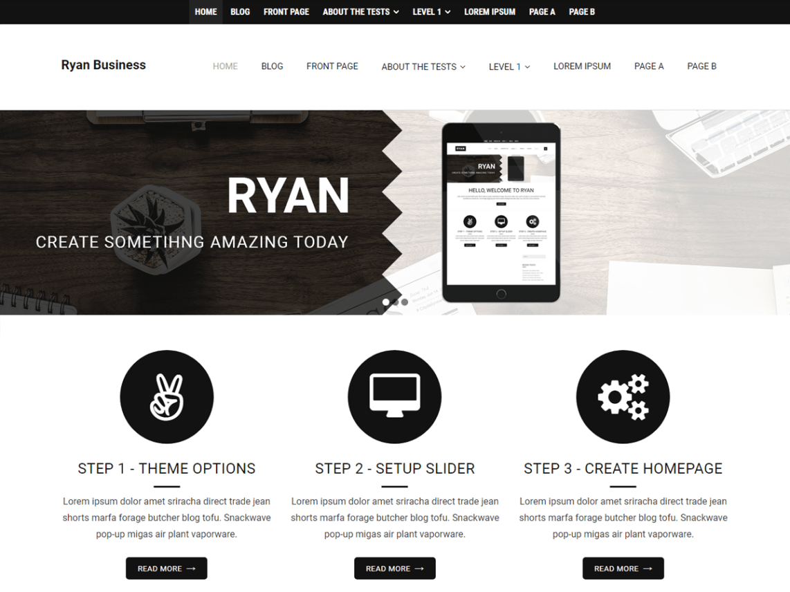 Ryan Business Theme Miễn phí Tải về